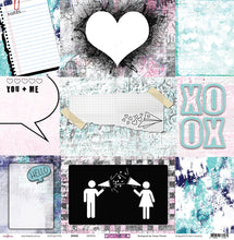Load image into Gallery viewer, Hello - 12&quot;x12&quot; Scrapbooking Paper