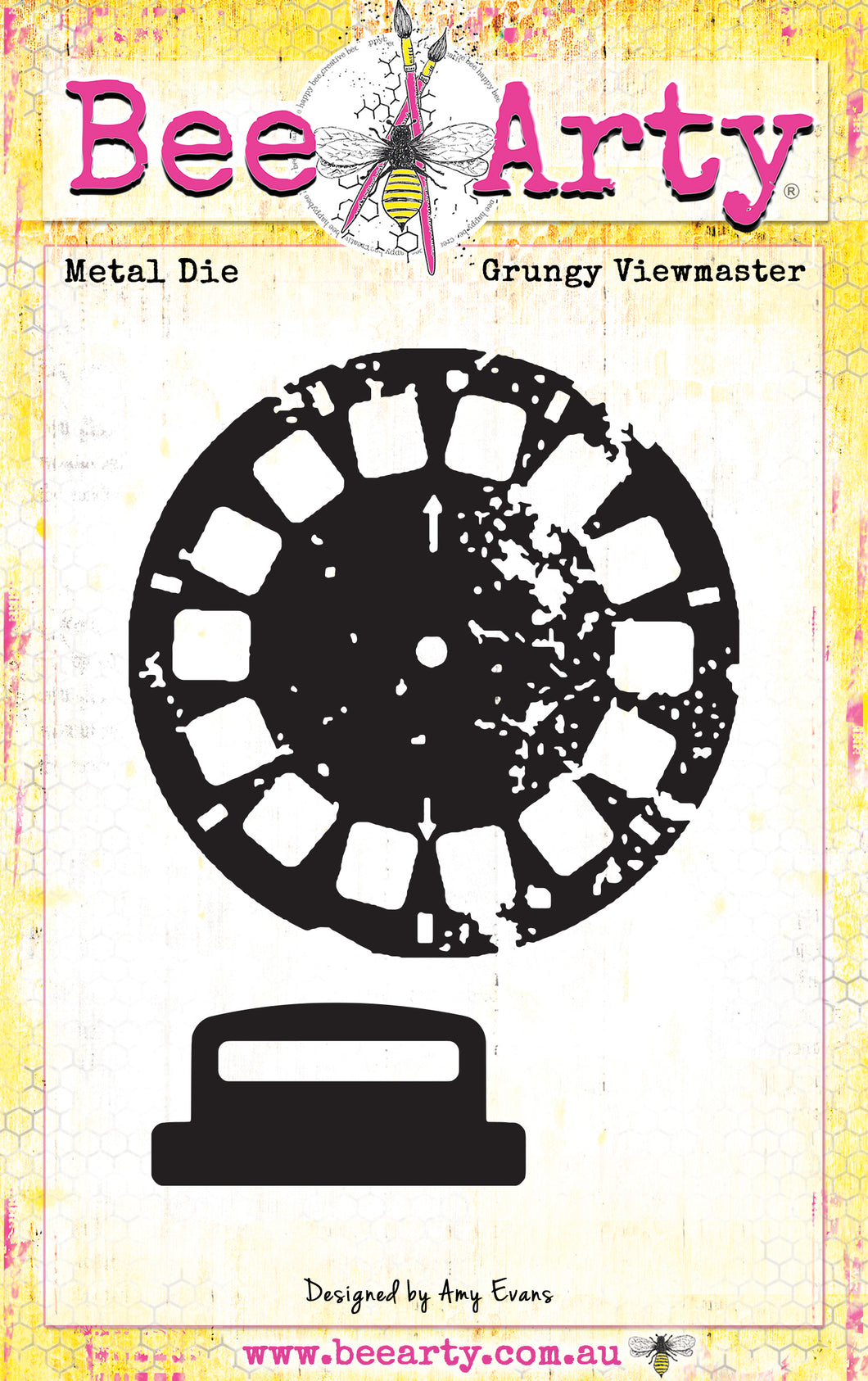 Grungy Viewmaster - Metal Die