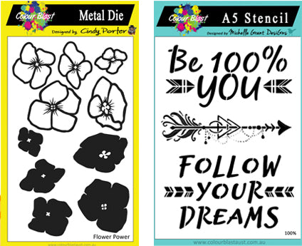 100% YOU - Buy the Die and get the Stencil FREE!