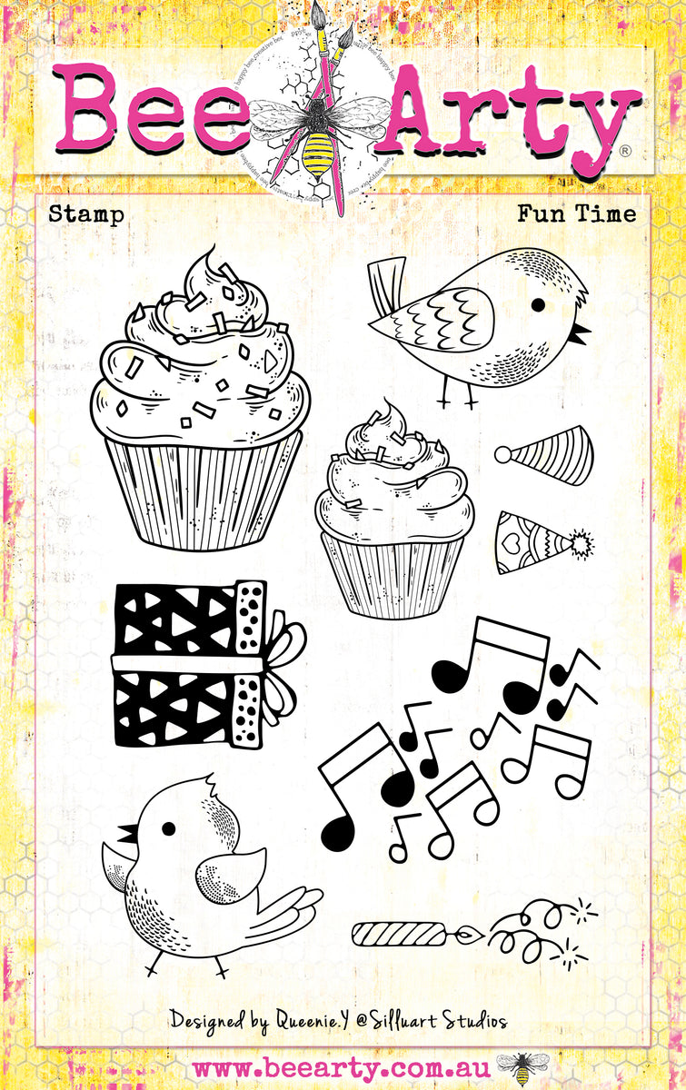 Funtime - Clear Stamp Set – Bee Arty