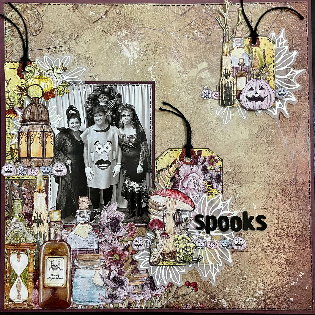 Spooks Single Page Layout Kit
