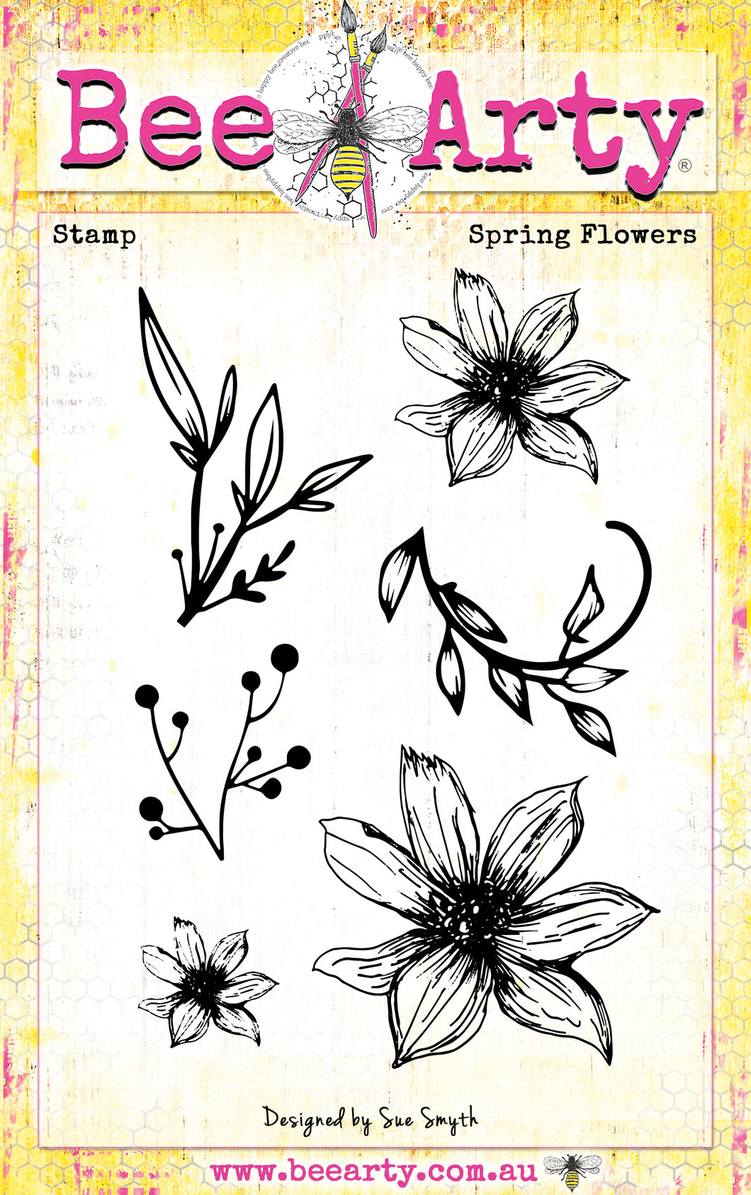 Spring Flowers - Clear Stamp Set