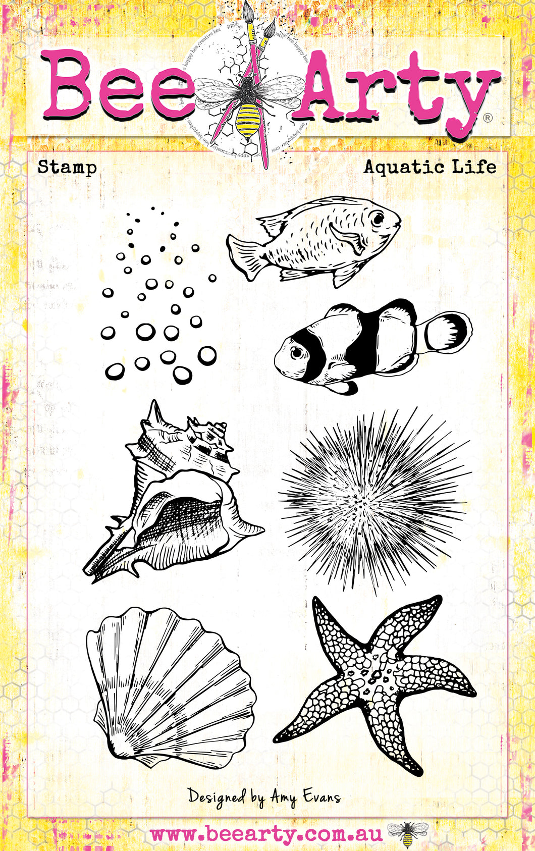 Aquatic Life- Clear Stamp Set