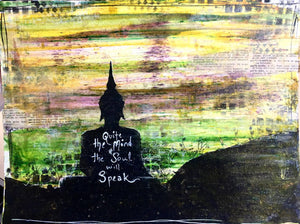 Buddha 2 - A4 Stencil