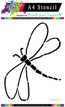 Load image into Gallery viewer, Dragonfly - A4 Stencil