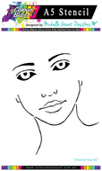 Creative Face - A5 Stencil