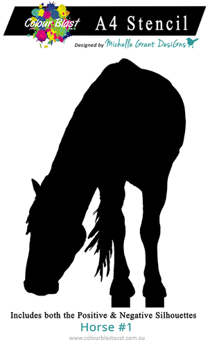 Horse 1 - A4 Stencil
